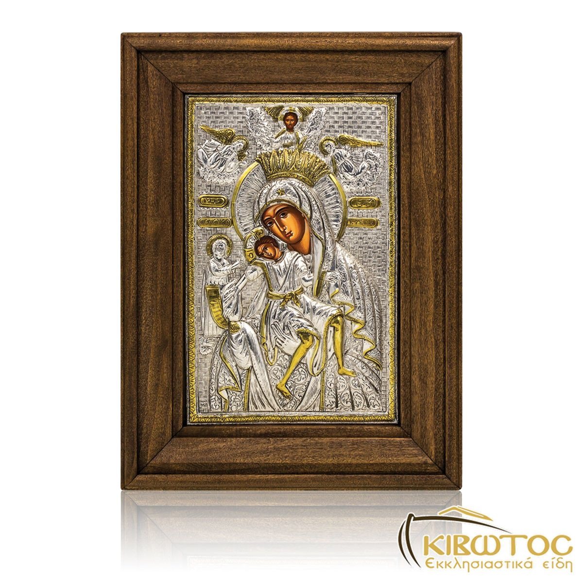 Εικόνα Παναγία Ελεούσα Κύκκου Κορνίζα 34x25cm